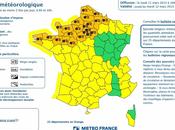 Météo France départements vigilance orange Neige Verglas