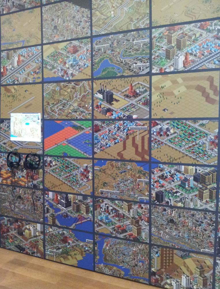 Une fresque et une démo non jouable pour Sim City