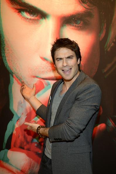 Ian Somerhalder Ian Somerhalder poses at the Warner Brothers TV 2013 SXSW party on March 10, 2013 in Austin, Texas.