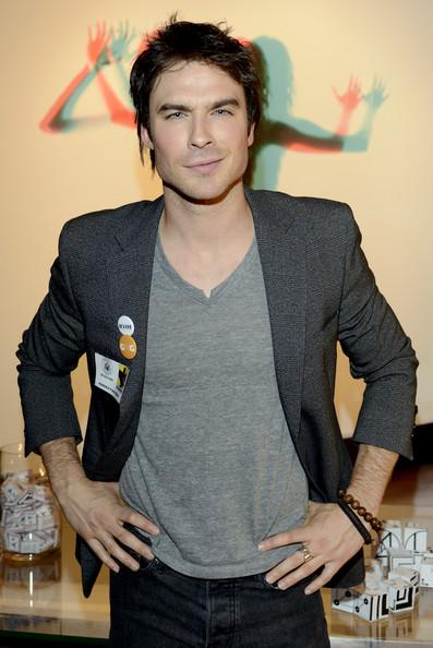 Ian Somerhalder Ian Somerhalder poses at the Warner Brothers TV 2013 SXSW party on March 10, 2013 in Austin, Texas.