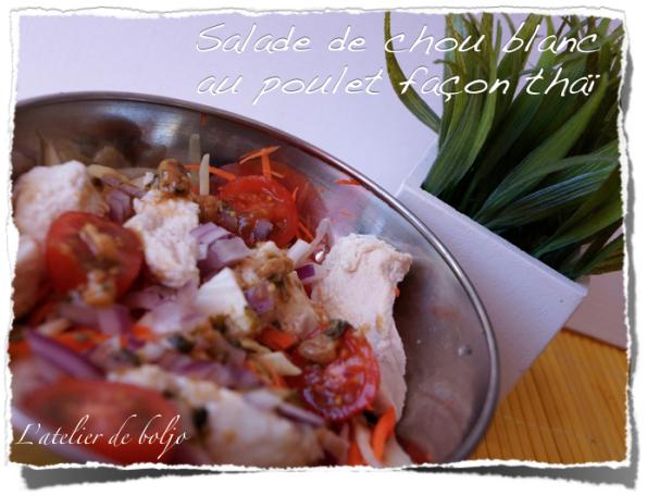 Salade de chou blanc au poulet fonçon thaï 0