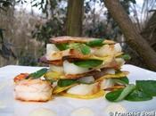 Mille-feuilles cabillaud, sauce moutarde miel d'Emile Noël