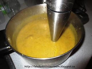 Soupe de légumes au parmesan