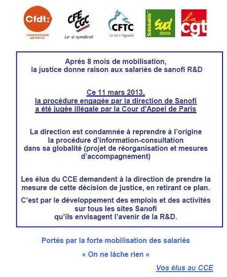 Pot de terre contre pot de fer ? La belle victoire des Sanofi ! Sans titre