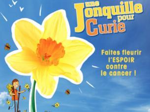 Une Jonquille pour Curie : du 19 au 24 mars 2013, Faites fleurir l’espoir contre le cancer avec l’Institut Curie !