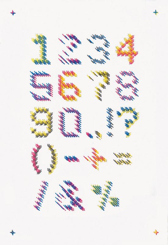 Stereoscopic, une expérimentation typographique