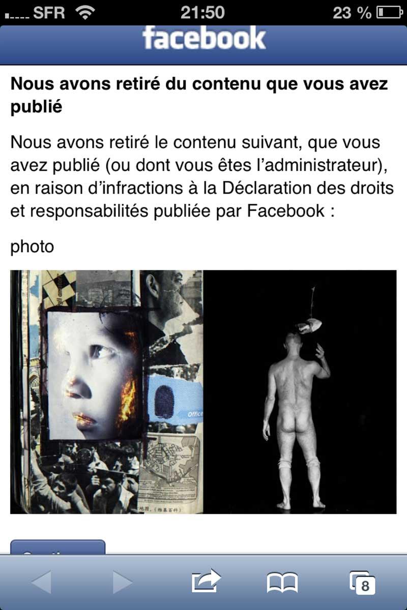 Photo :: Facebook et la censure