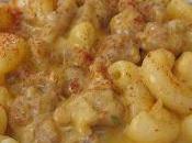 Macaroni fromage full cool saucisse italienne