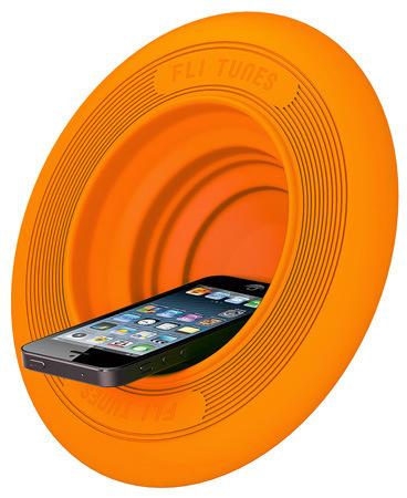 Un frisbee pour amplifier le son de votre iPhone...