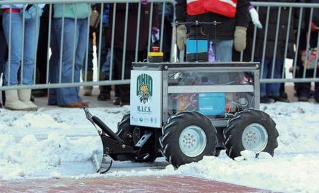 Des robots chasse-neige pour déneiger la France ?