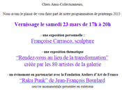Galerie CAPAZZA NANCAY (Sologne) Mars 2013 exposition Françoise CARRASCO