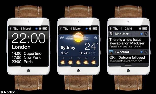 Un concept d'une iWatch connectée à votre iPhone assez proche de la réalité