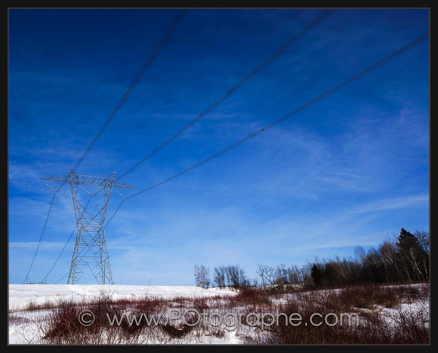 Pylônes électriques et instagrammer wannabe