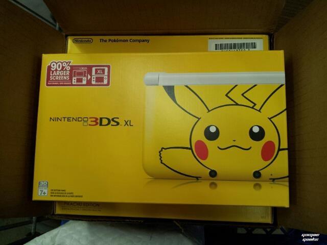 3ds Une 3DS XL Pikachu pour les USA  pikachu nintendo 3DS 