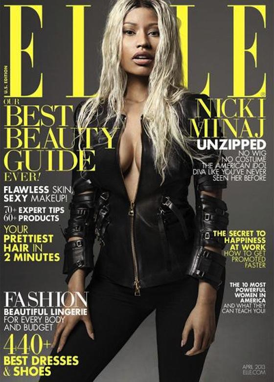 Nicki Minaj goes for natural look ‘Elle Magazine’ April 2013