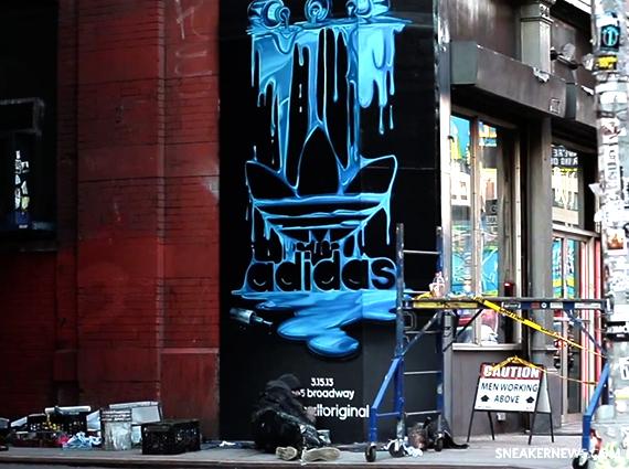 graffiti adidas originlas new york collision
