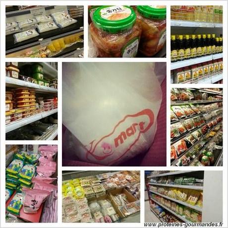 Saveurs coréennes dans un rouleau de printemps, purée pimentée