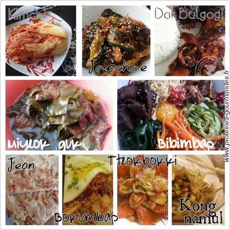 Saveurs coréennes dans un rouleau de printemps, purée pimentée