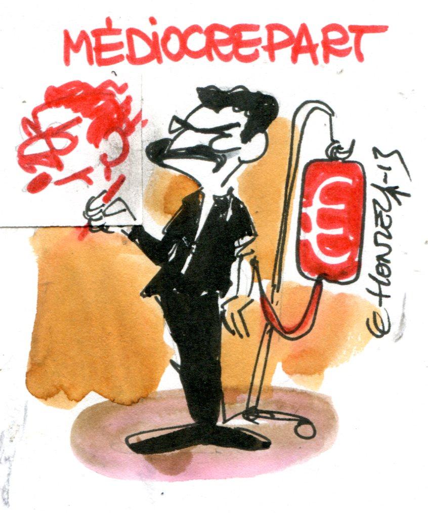 Mediapart affiche sa bonne santé en cachant sa perfusion
