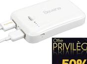 Exceptionnel Offre privilège -50% batterie externe Dual