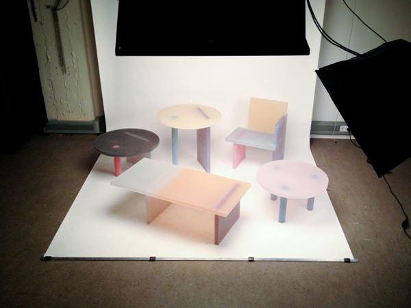 Collection Haze le mobilier en résine par Wonmin Park