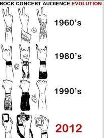 rock concert evolution