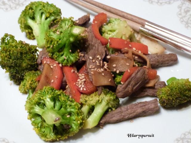 Boeuf teriyaki aux légumes croquants / Teriyaki beef and crunchy vegetables