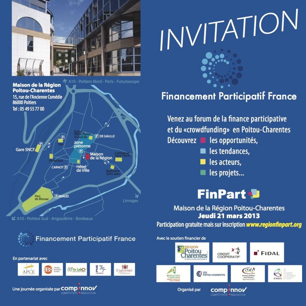 Forum de la finance participative en Charente Le 21 mars