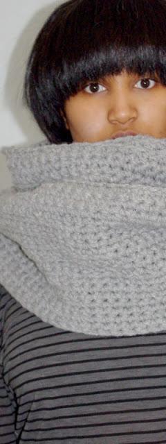 Echarpe géante au crochet