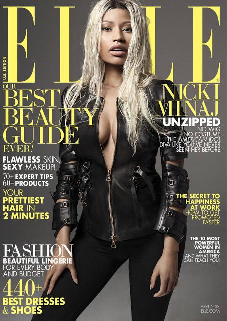 Nicki Minaj fait la une du magazine ELLE. On l'aurait plus vu dans le catalogue Leroy Merlin