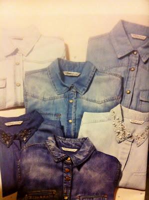 Dans mes magazines, j'ai flashé pour ... Les chemises en jeans