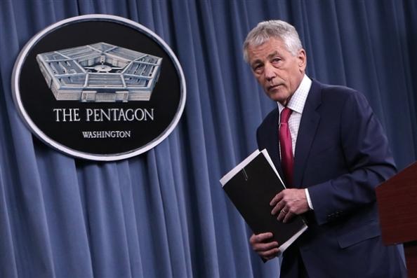 Chuck  Hagel, vendredi 15 mars 2013, au Pentagon