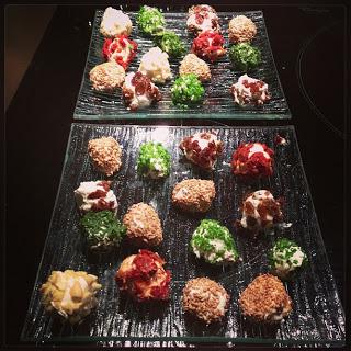 Boulettes mascarpone et chèvre frais pour l'apéro