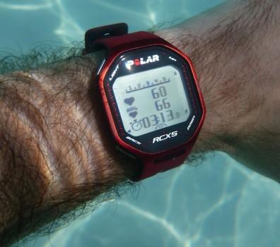 Polar RCX5 - Sous l'eau