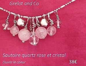 grelot and co quartz rose