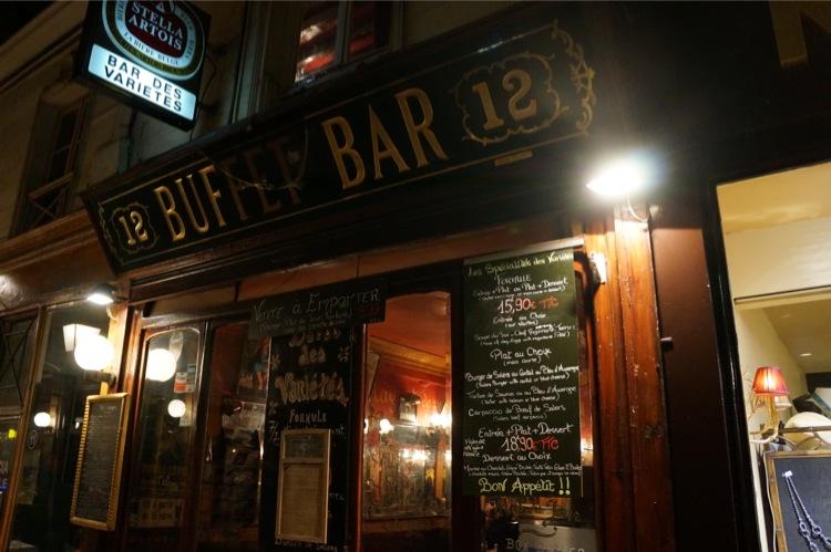 Bar des Varietes passage panorama paris avis