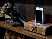 amplificateur pour iPhone, bois corne bison...