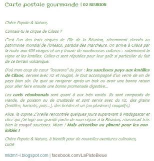 02 | Carte postale gourmande de la REUNION
