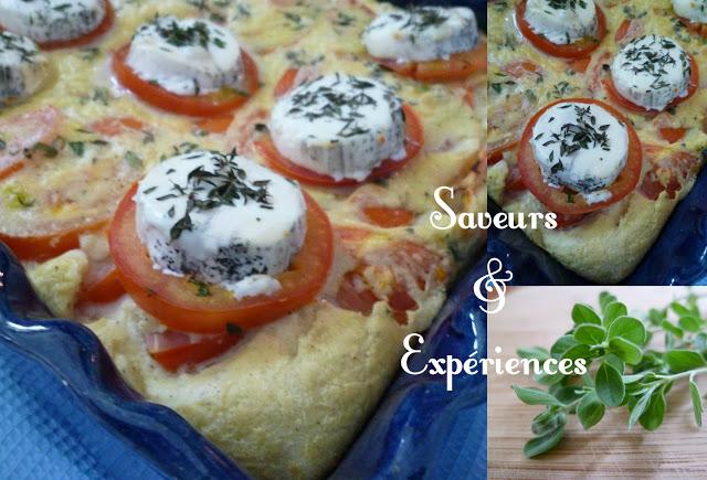 Clafoutis Tomates & Chèvre Frais