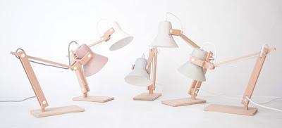 lampes M.OSS bois pastel design