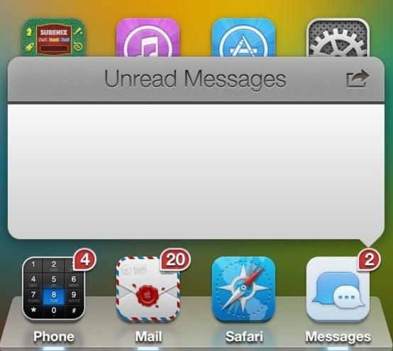 BadgerTweak, un nouvel affichage des Notifications sur iPhone...
