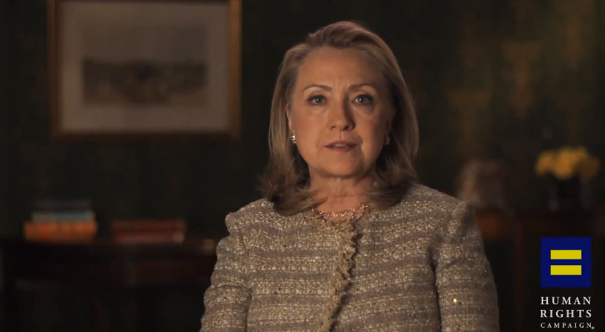 Hillary Clinton soutient le Mariage Gay