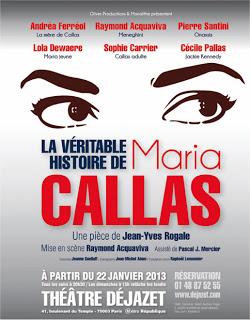 La véritable histoire de Maria Callas au Théâtre Dejazet