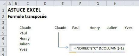 Transposée Claude