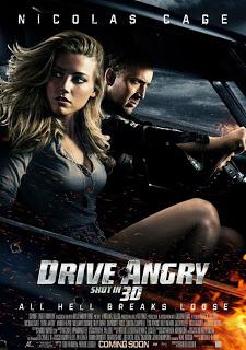 Patrick Lussier, Drive Angry, Hell Driver, Amber Heard, Nicolas Cage, William Fichtner, poster, bon goût, critique