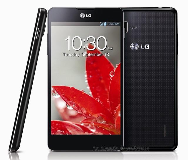 Test du smartphone LG Optimus G LG-E975