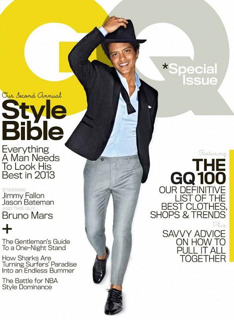 Bruno Mars dans GQ (avril 2013)