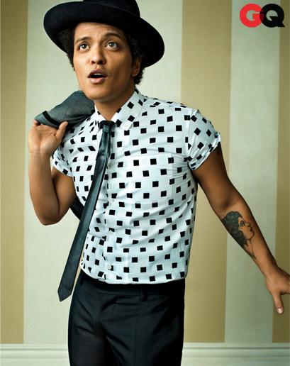 Bruno Mars dans GQ (avril 2013)