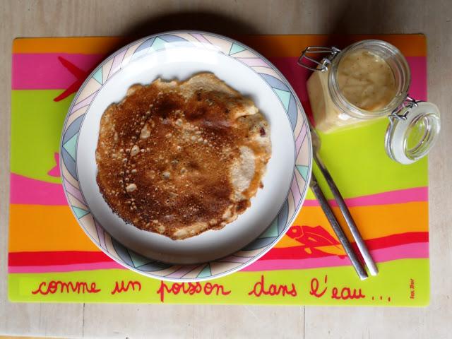 Crèpes sans gluten + crème de caramel au beurre salé