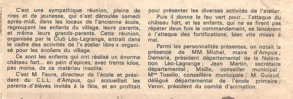 C’était il y a 31 ans…